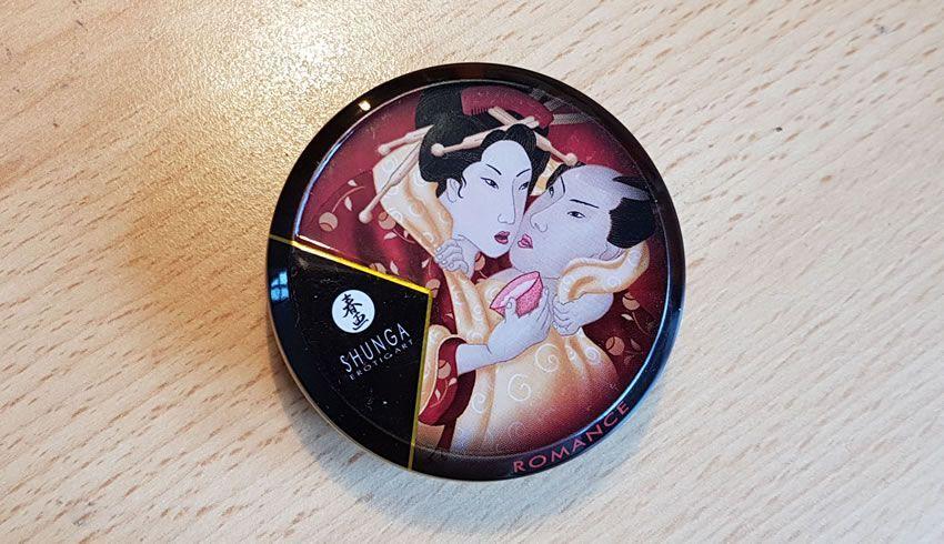 Image showing one of the Shunga candles