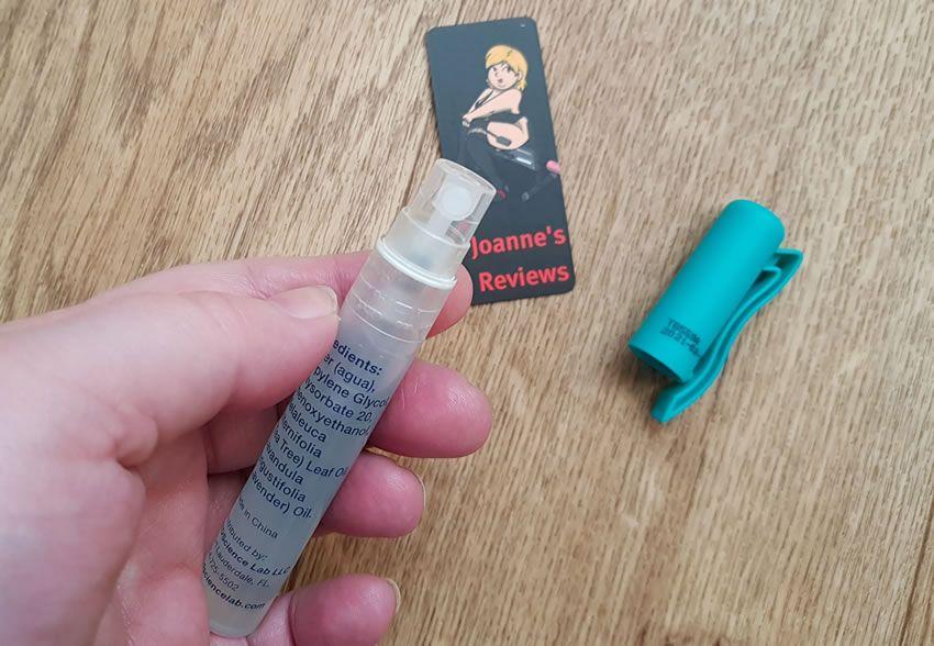 Image showing the 0.25oz bottle of Swiss Navy Sex Toy And Body Cleaner