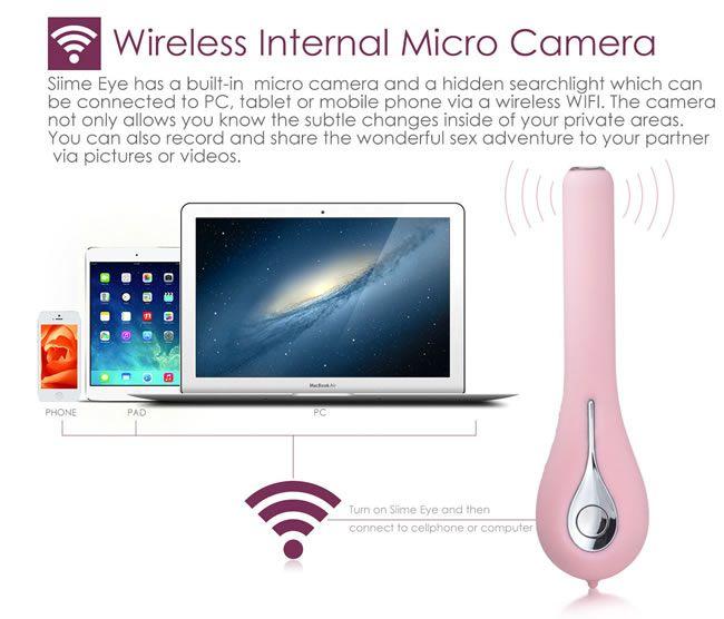 The Wi-Fi works upto a range of 30m (100ft) and this means you could even view what is going on from another room making remote voyeurism a real opportunity if that's your thing