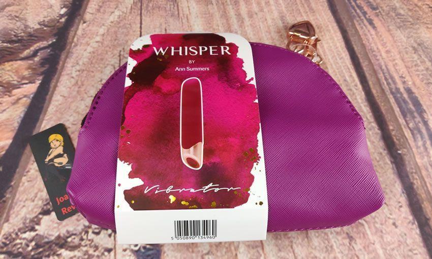 Image showing the fantastic storage bag of the Whisper Vibe