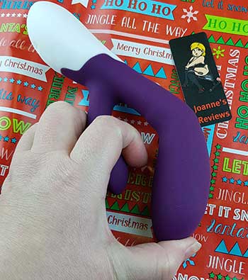 The insertable portion of the vibe is also very flexible