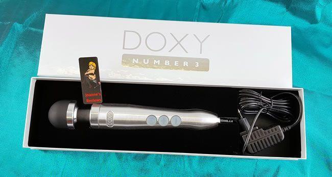 The Doxy Number 3 is a stunning looking wand vibrator