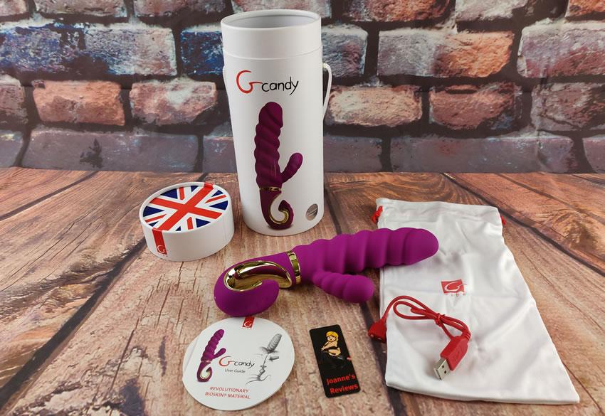 Image showing what you get in the packaging of the Gcandy