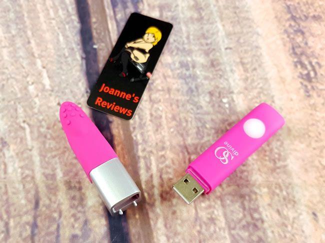 Image showing the Get Lucky vibe split in half for charging
