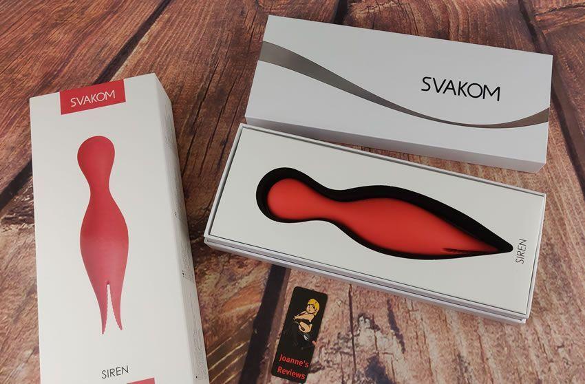 Image showing the packaging of the Svakom Siren which is very nice indeed