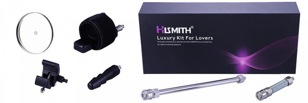 مجموعة توسيع وظيفة آلة الجنس Hismith Premium للرجال والنساء ، نظام KlicLok