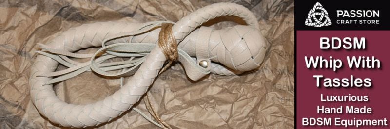 BDSM Whip with Tassel from Passion Craft Store
