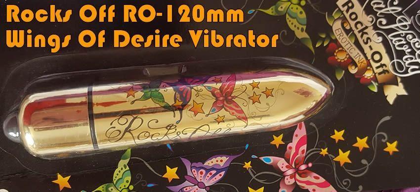 Rocks Off RO-120mm Wings Of Desire Erotic Ink Vibrator
