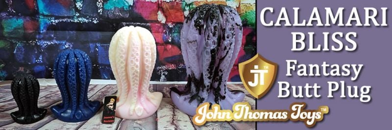 John Thomas Toys CALAMARI BLISS Platinum Silicone Butt Plug