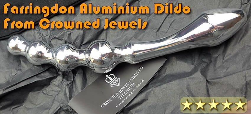Farringdon Polished Aluminium Dildo - From www.crownedjewels.co.uk