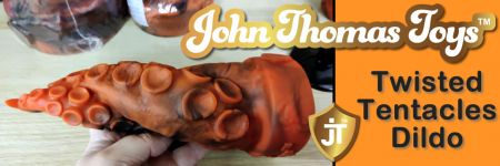 John Thomas Toys TWISTED TENTACLES Platinum Silicone Dildo Review