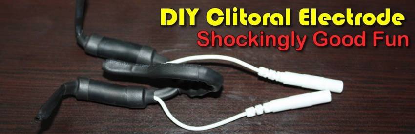 DIY Clitoral Estim vagy Electrosex bipoláris elektróda A Clitrode