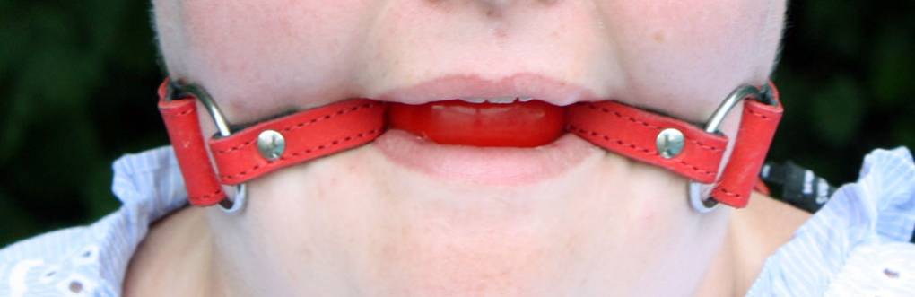 Obey Red Nubuck Leather Ball Gag From Bondara Review