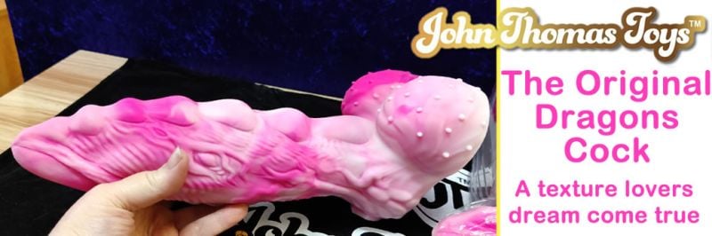 John Thomas ORIGINAL DRAGONS COCK Platinum Silicone Dildo Review