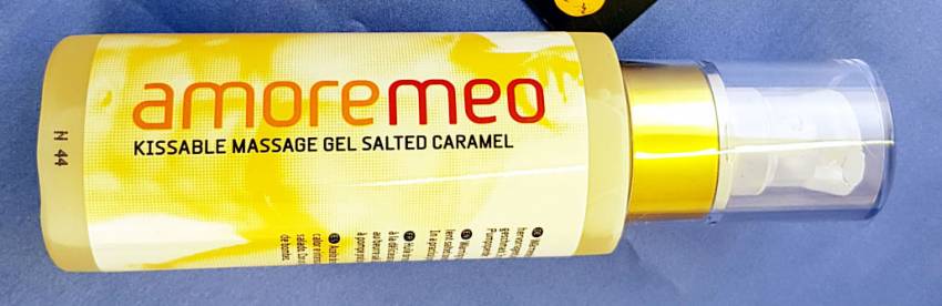 AMOREMEO sózott karamellás kissable masszázs gél