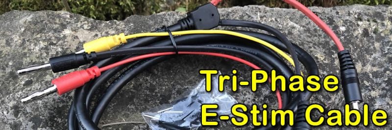 Revisión del cable trifásico de E-stim Systems