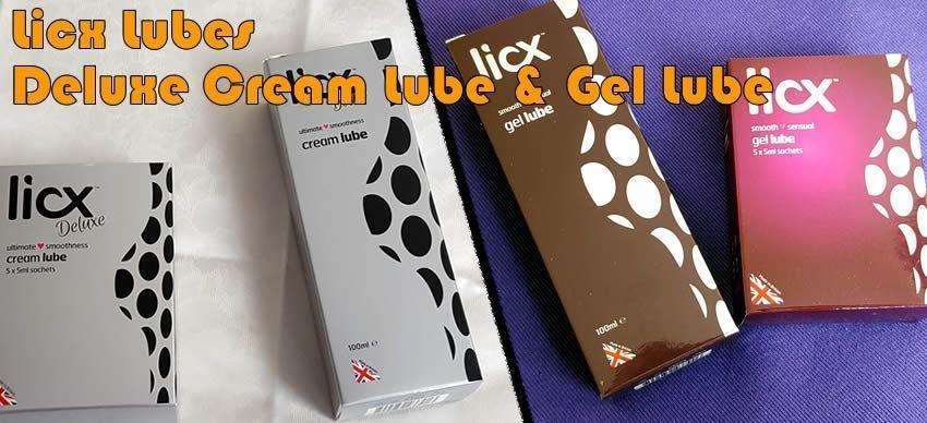 Licx Deluxe Cream Lube &amp; Gel Lube from www.licx.co.uk