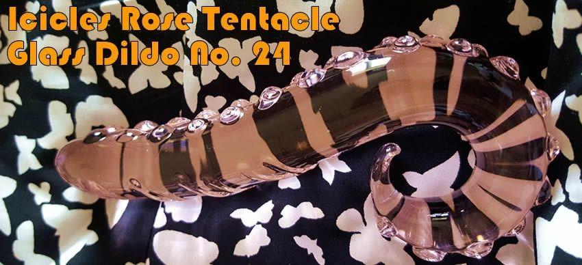 Icicles Rose Tentacle Glass Dildo No 24 from SexShop365.co.uk