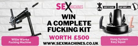 Win a Willy Wanka Fucking Machine & a Hung System Easy Squat