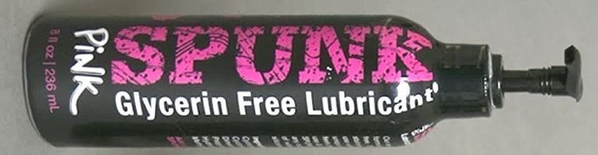 SPUNK LUBE Pink 8Oz/236ml