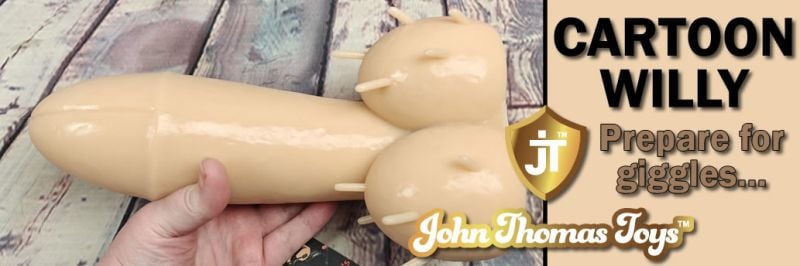 Cartoon Willy Silicone Dildo From John Thomas Toys